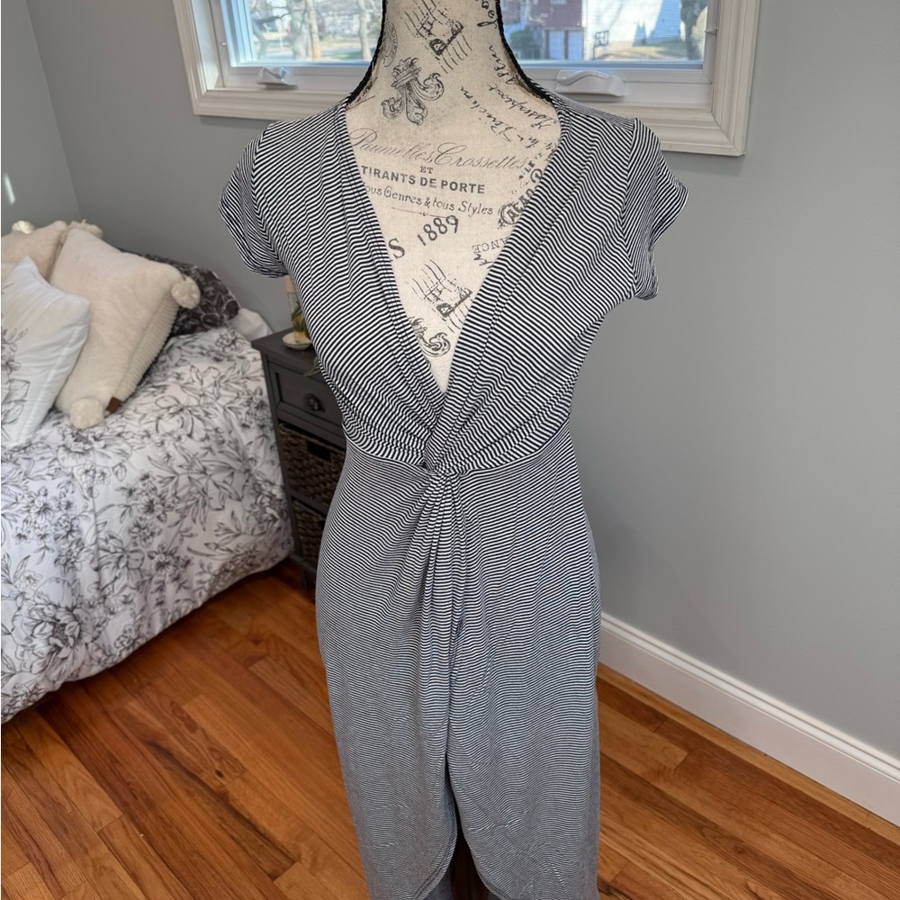 Rolla Coster Black and White Striped Dress